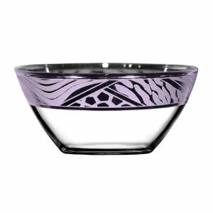 Салатники 2 шт. с узором "Фэшн" цвет "Фиолетовый"																														