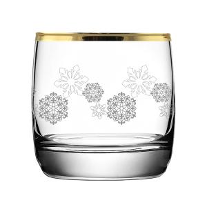 Стаканы для виски 6 шт с узором "Вьюга"