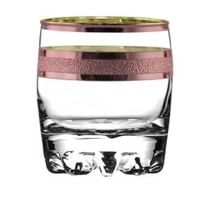 Стаканы для виски 6 шт с узором "Ультра" цвет "Рубин"