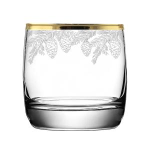 Стаканы для виски 6 шт с узором "Зимний лес"