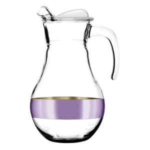 Кувшин 1 шт с узором "Фэшн" цвет "Фиолетовый"																														