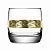 Стаканы для виски 6 шт с узором "Золотые облака"