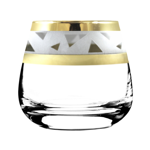 Стаканы для виски 6 шт с узором "Голден айс"																														
