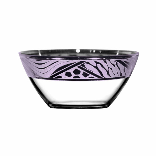 Салатники 2 шт. с узором "Фэшн" цвет "Фиолетовый"																														