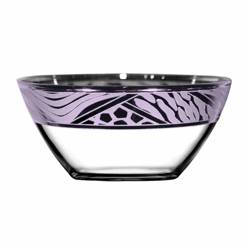 Салатники 2 шт. с узором "Фэшн" цвет "Фиолетовый"																														